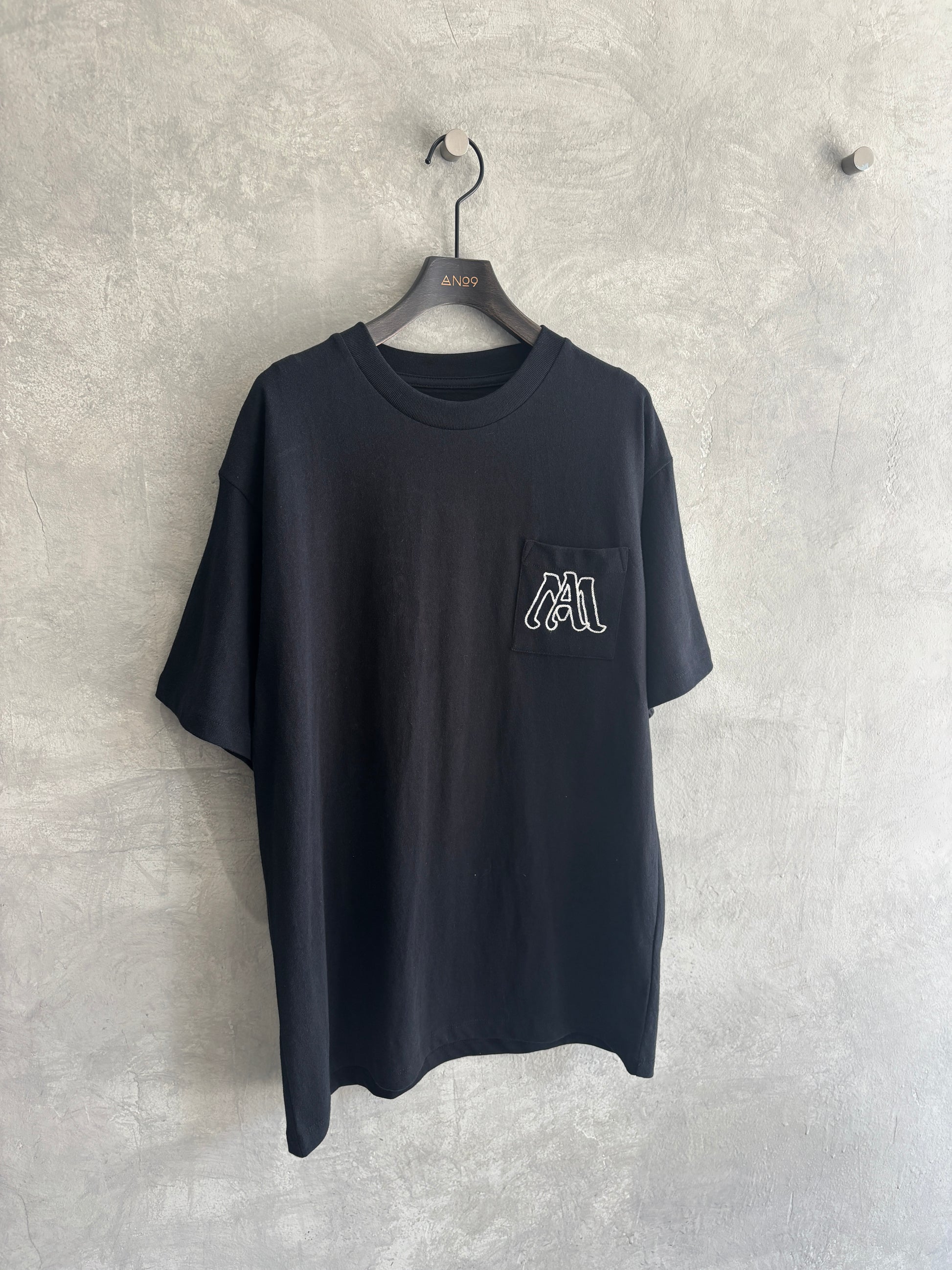 【予約販売】men'sサイズ／コード刺繍ポケット Tシャツ／ING