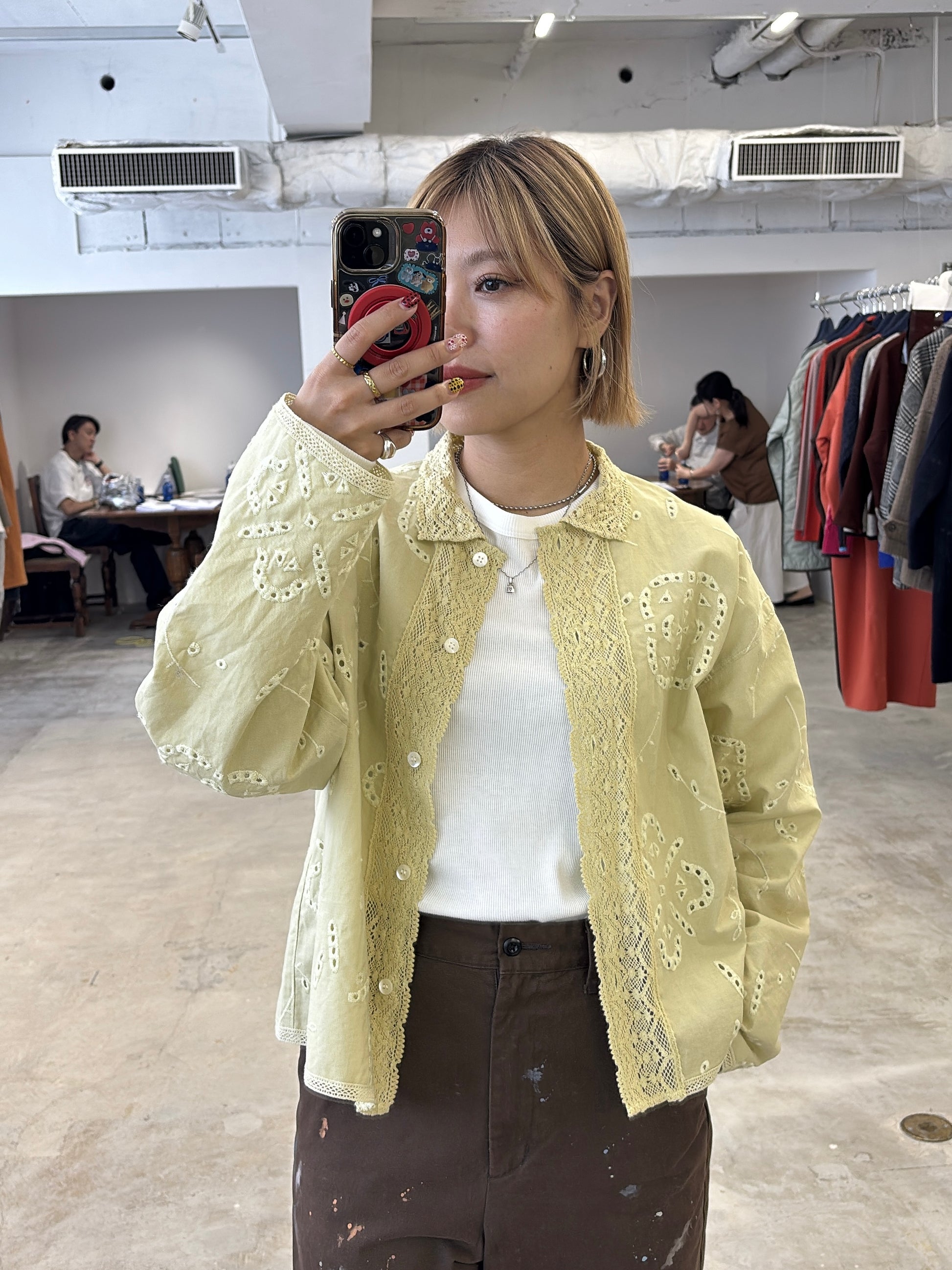 【予約⚡︎販売】カットワーク刺繍シャツ／8663201／LE MÉLANGE／2026 AW #2
