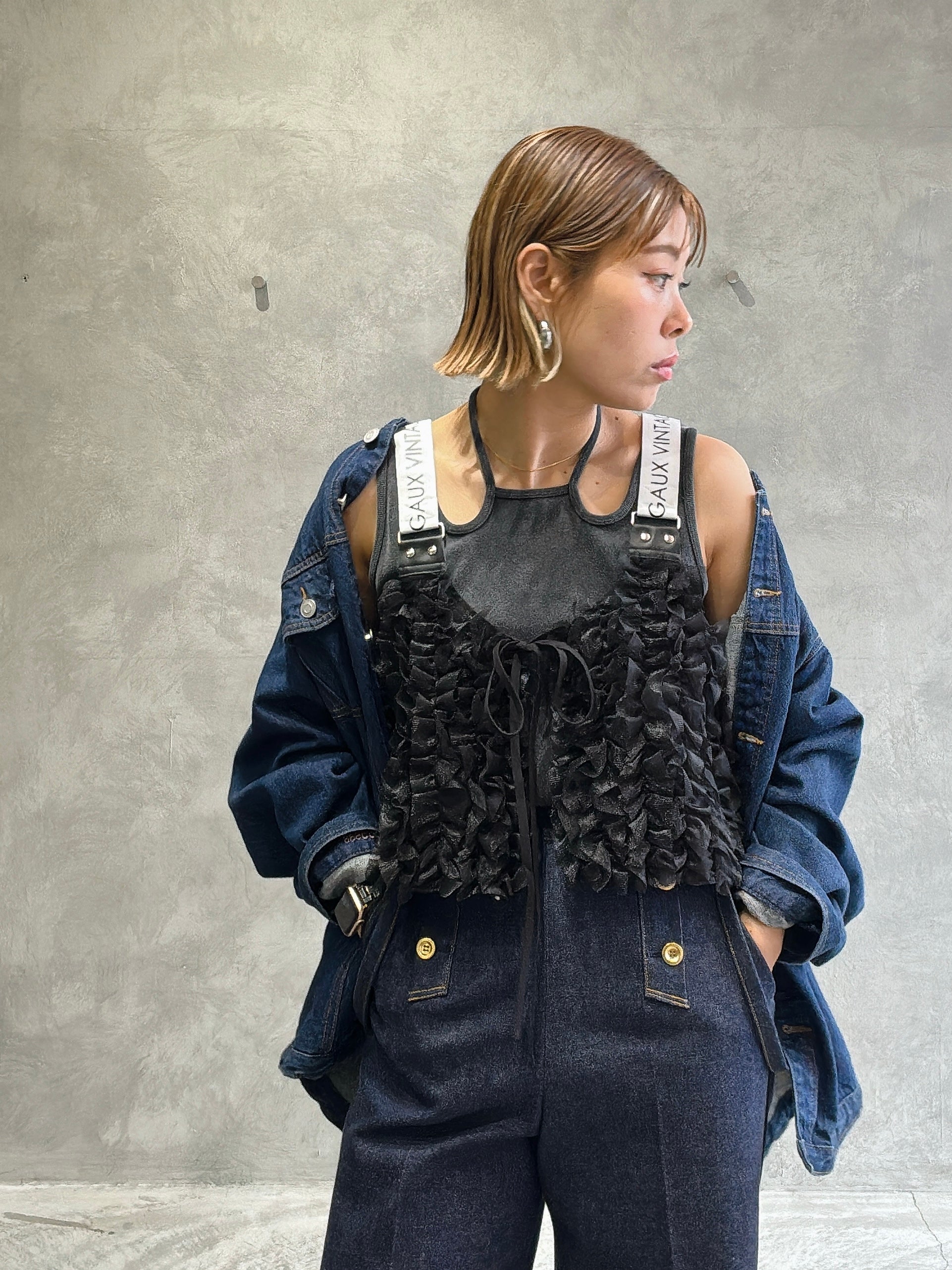 フリルショートビスチェ／AC-26060-S／MARGAUX VINTAGE／2026 SS#2