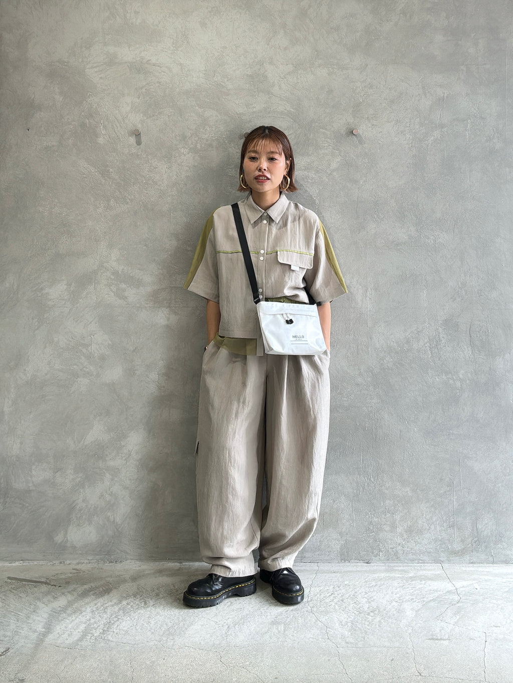メッシュドッキングブラウス／MARECHAL TERRE