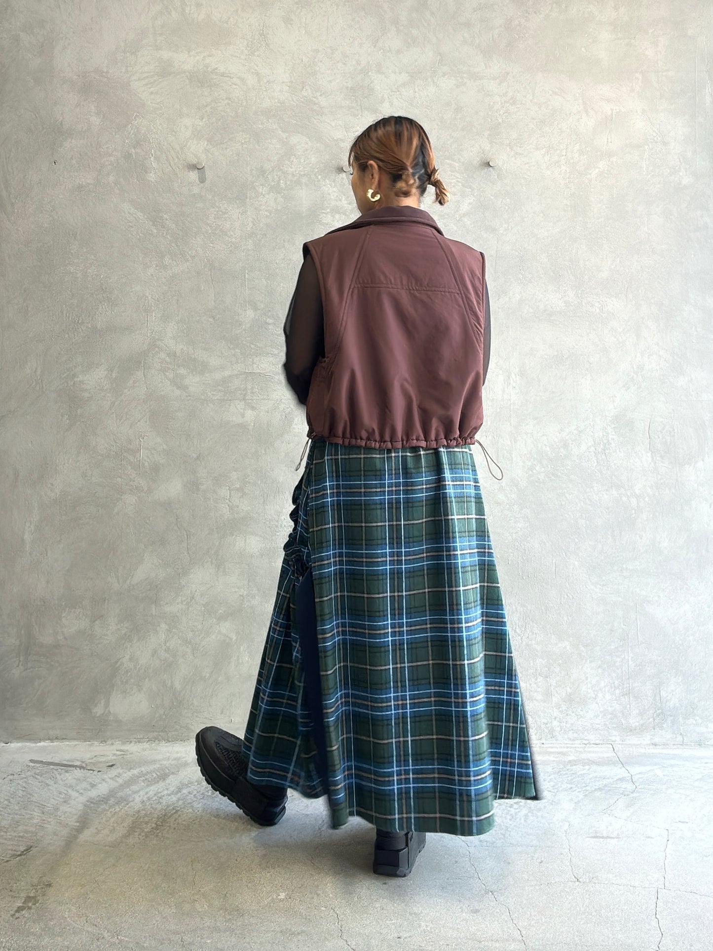 タータンチェックスカート／MIA ASTERISM