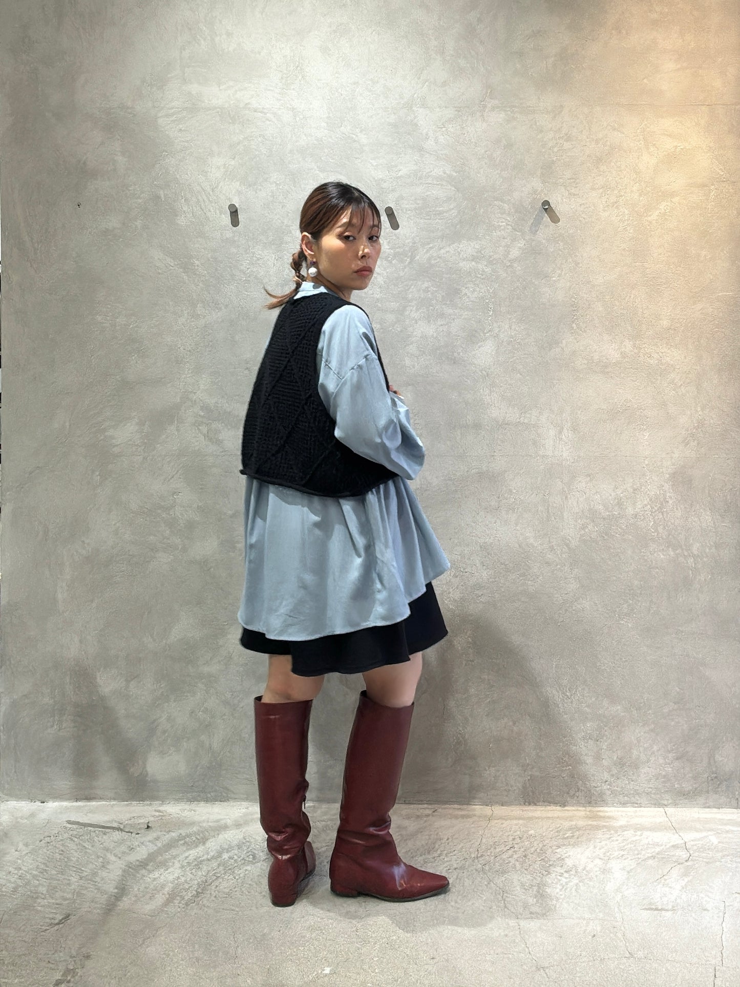 裏起毛フレアショーパン／VERSEAU