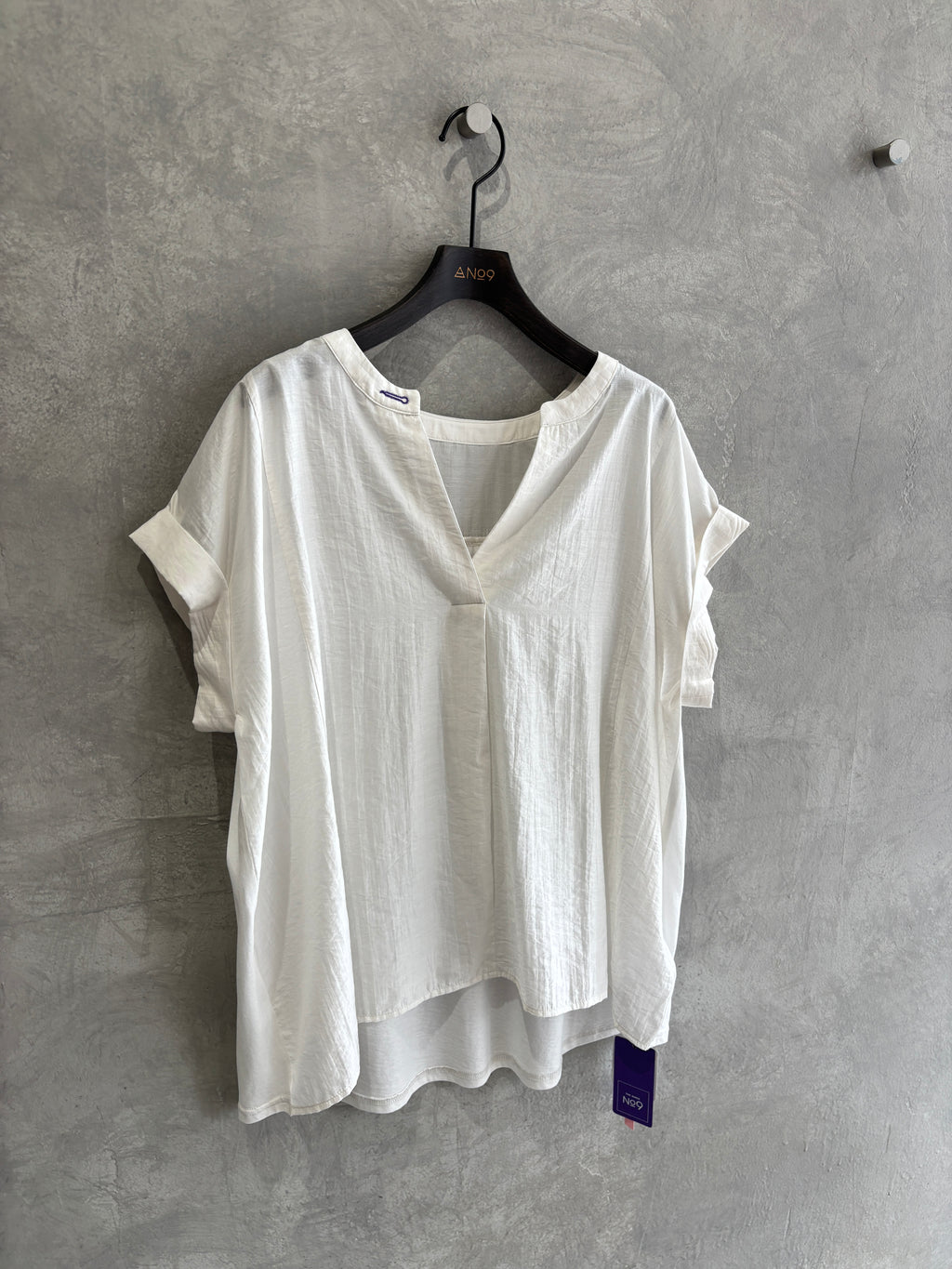 ミニエペ⚡︎シアースキッパー半袖カットソー／No.9-the Nines-