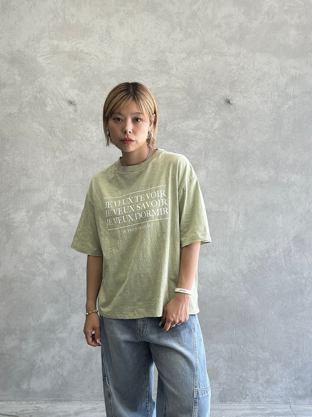 受付終了【予約販売】JE VEUX スラブTシャツ／ING
