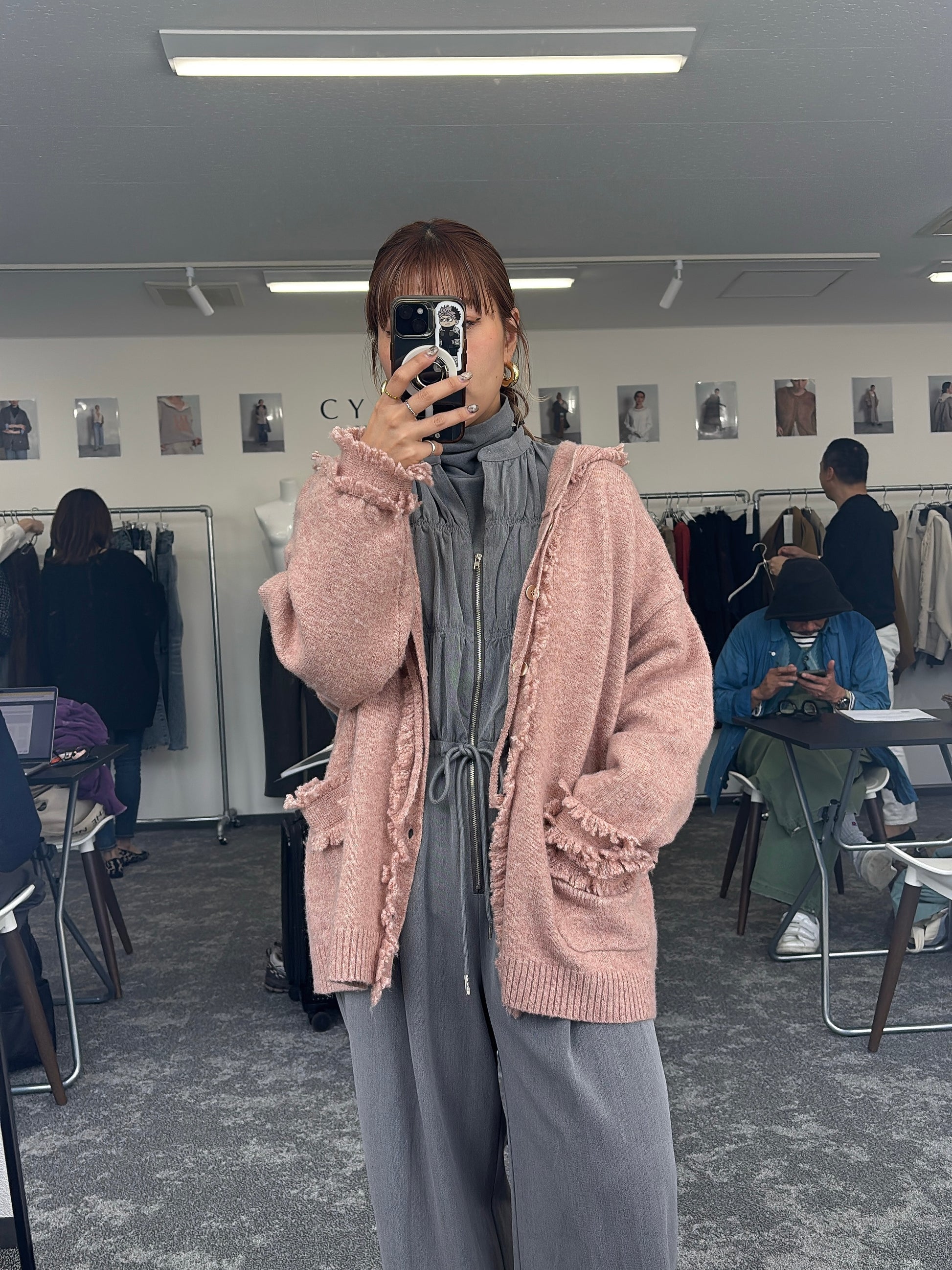 【予約⚡︎販売】ティアードスキッパーサロペット／604498／CYAN tokyo／2026 AW#1