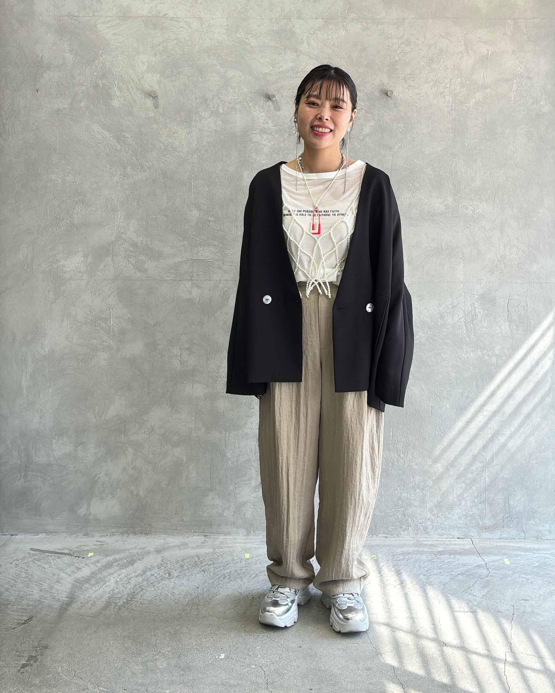 リネンライクバルーンパンツ／ANNA KERRY／MNMS