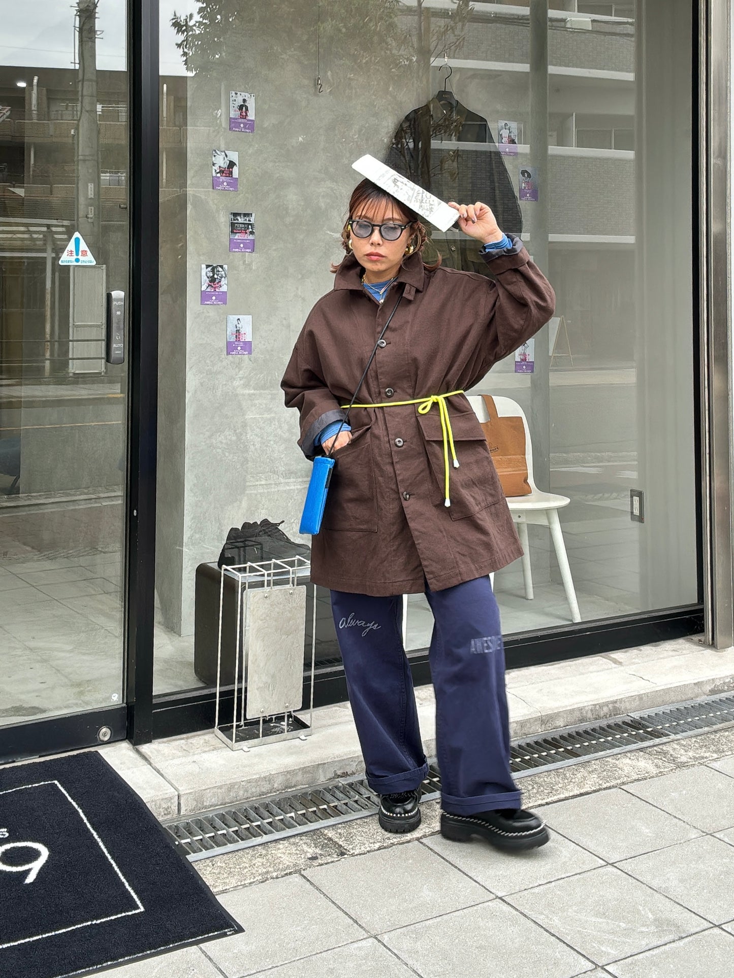 オーバーサイズカバーオール／LE MÉLANGE