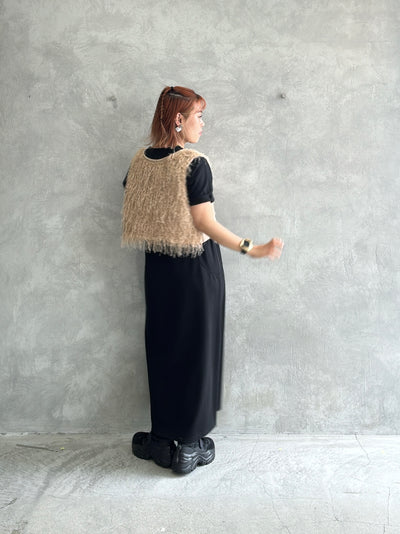 ウエストカッティングワンピース／Dignite collier／MNMS