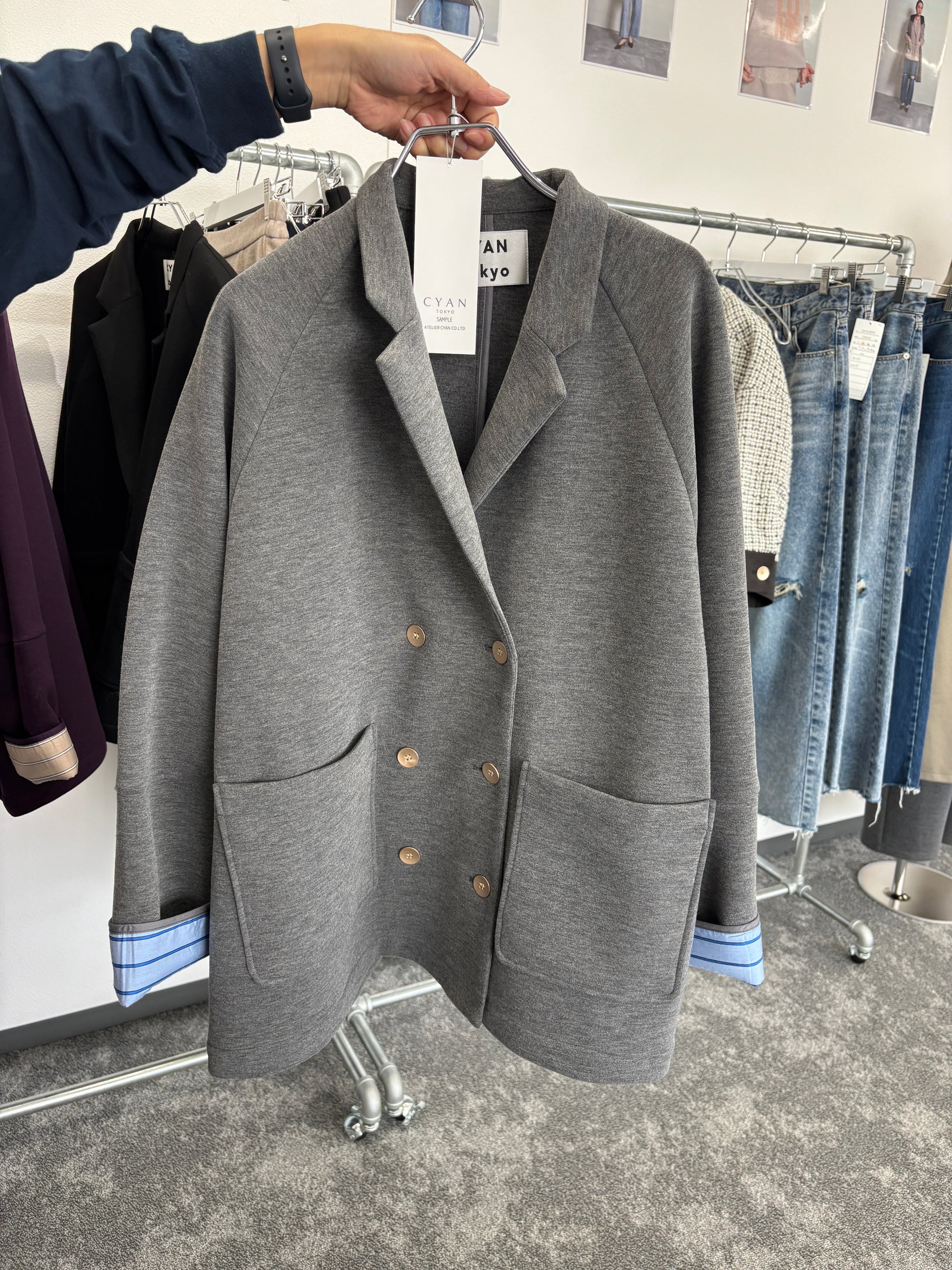 【予約⚡︎販売】マイクロフリースWジャケット／604513／CYAN tokyo／2026 AW#1
