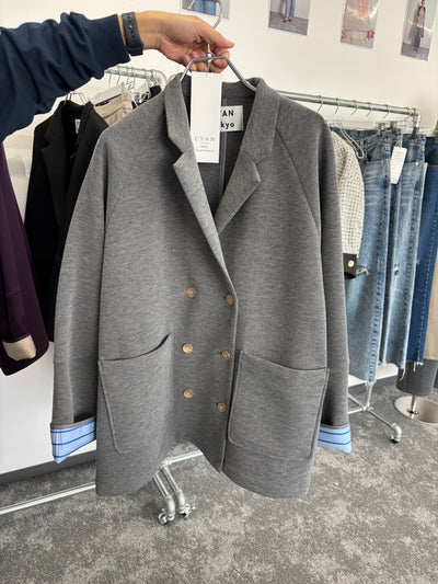 【予約⚡︎販売】マイクロフリースWジャケット／604513／CYAN tokyo／2026 AW#1