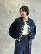 ハート柄パディングベスト／MG JK-26086-A／MARGAUX VINTAGE／2026 AW＃1