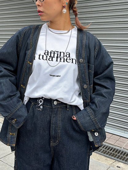 刺繍ロゴカットソー／Anna Kerry