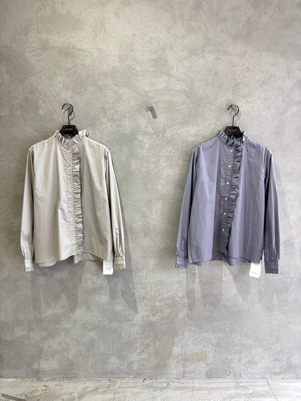 【予約販売】フリルシャツ／le vent souffle