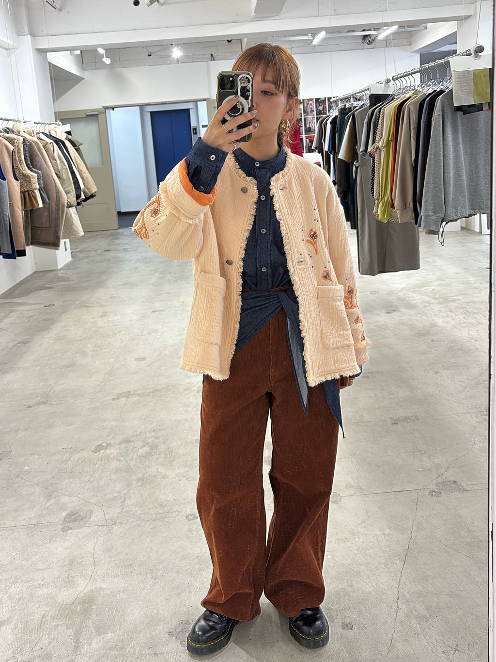 【予約⚡︎販売】刺繍クルーネックジャケット／#8643804／LE MÉLANGE／2026 AW #1