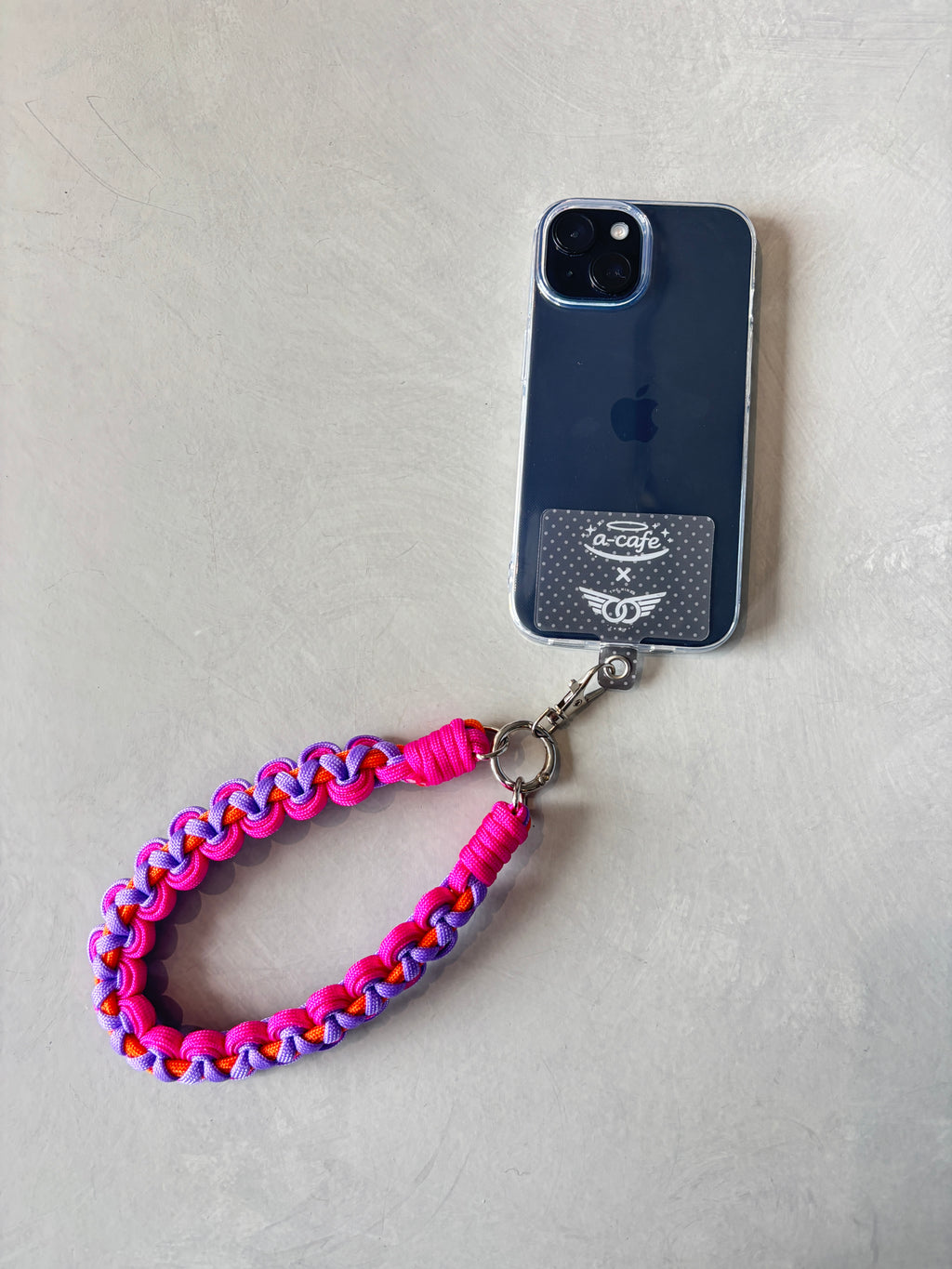 ⭐︎コラボ【予約販売】3wayパラコードスマホショルダー／ホイップウェーブ／受注生産