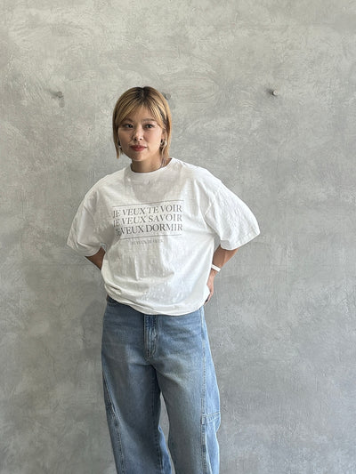 受付終了【予約販売】JE VEUX スラブTシャツ／ING