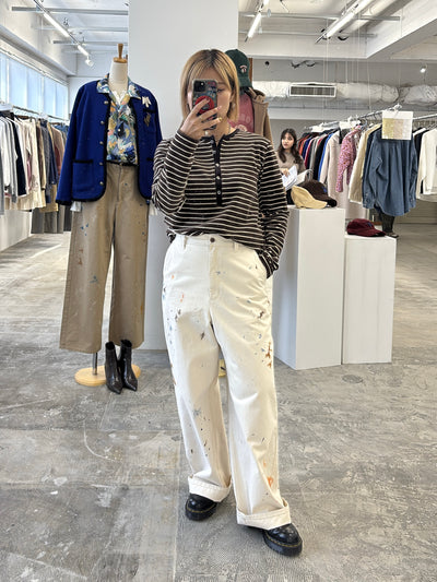【予約⚡︎販売】ペイントチノパンツ／8653501／LE MÉLANGE／2026 AW #2