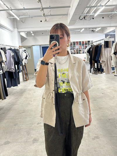 リメイク風ノースリーブ／8621009／LE MÉLANGE／2026 SS#2　Tシャツ
