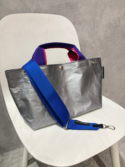 【予約販売】パープル×ピンク（本体：シルバー）／FACTORY OMOTO／BASIC TOTE