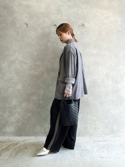 サイドラインバレルレッグパンツ／ayane