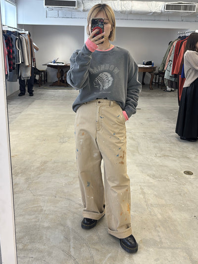 【予約⚡︎販売】ペイントチノパンツ／8653501／LE MÉLANGE／2026 AW #2