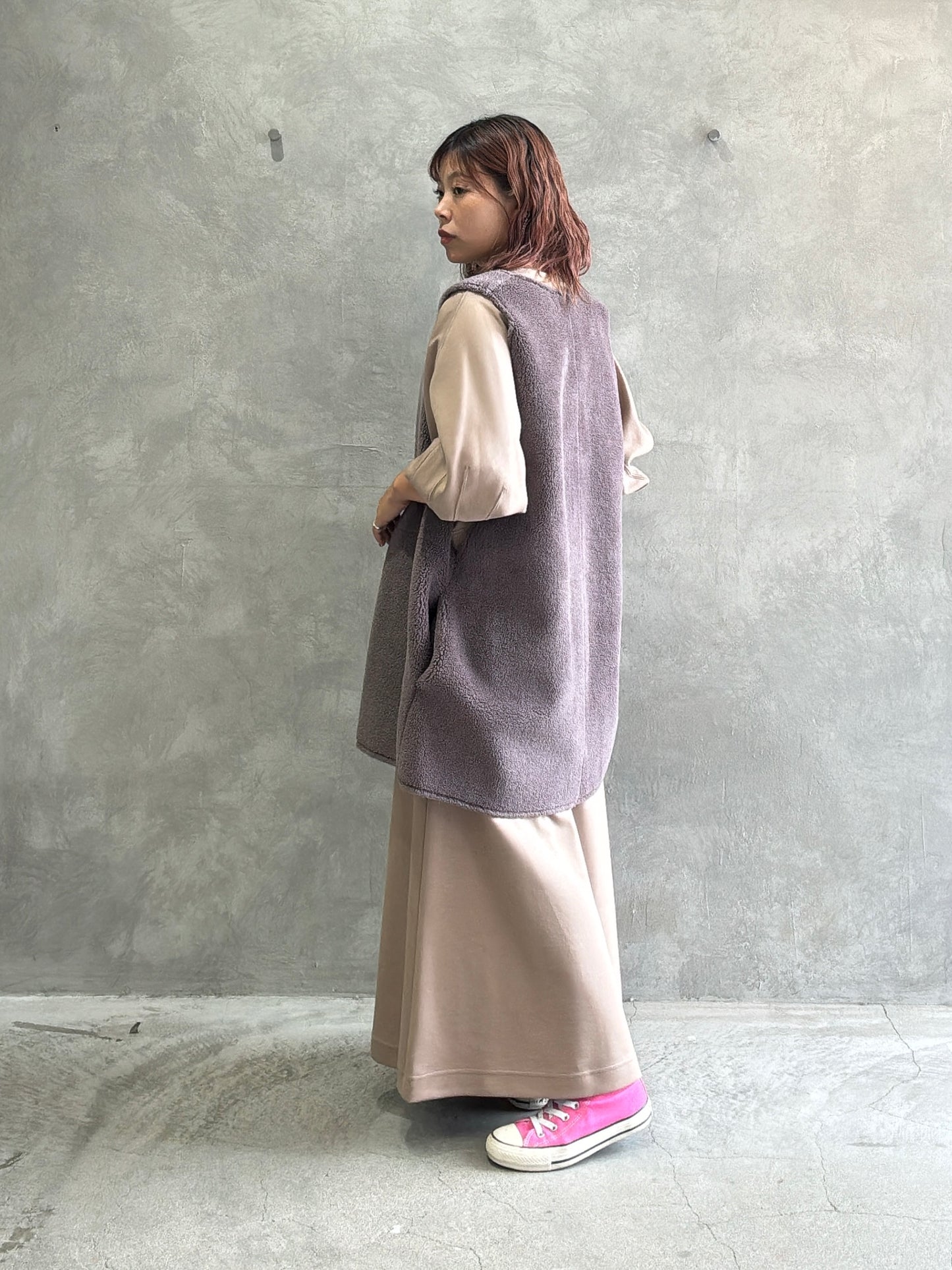 【再入荷】ドルマン切替ワンピース／Dignite collier