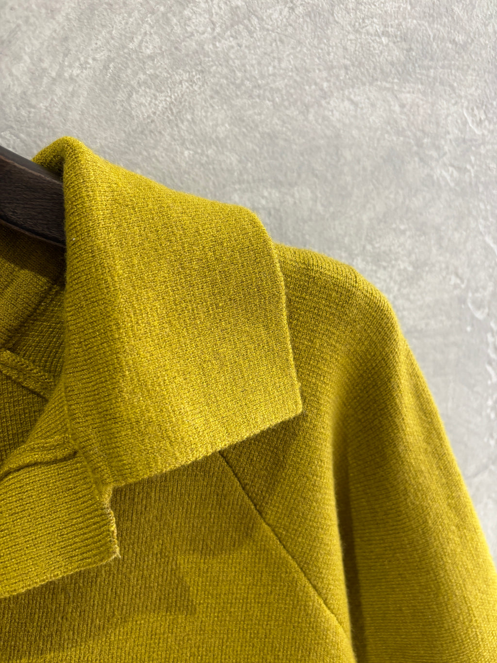 衿付きミラノリブニット／palm RICHE