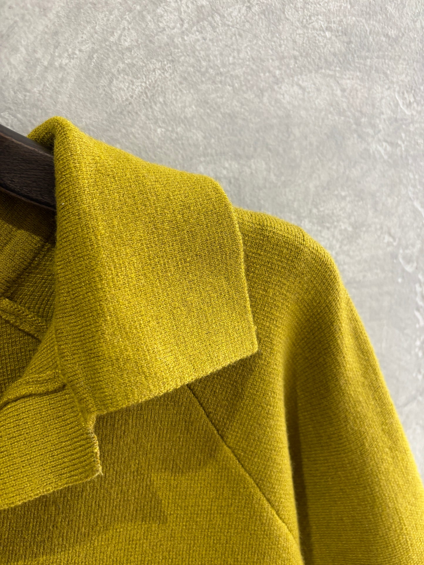 衿付きミラノリブニット／palm RICHE