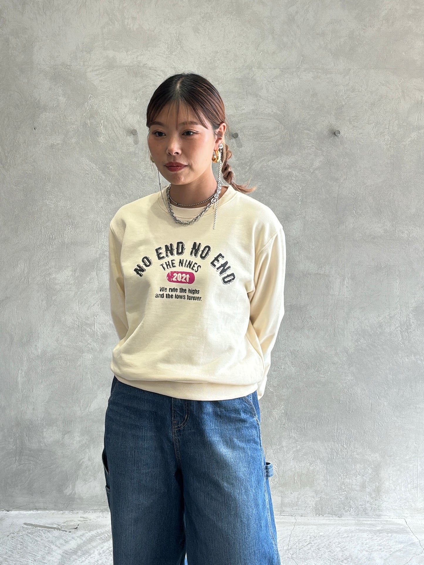 受付終了【予約販売】カレッジデザインスウェット／the Nines