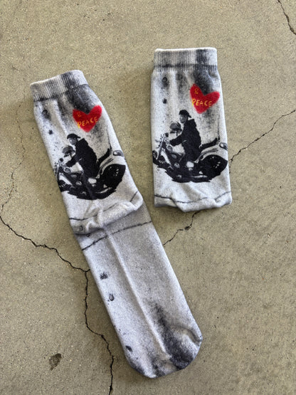 総柄ソックス/No.9バイイングシリーズ