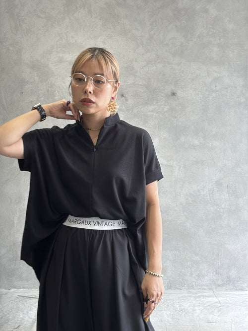 フロントジップカットソー／MG CT-26104-A／MARGAUX VINTAGE／2026 AW＃1
