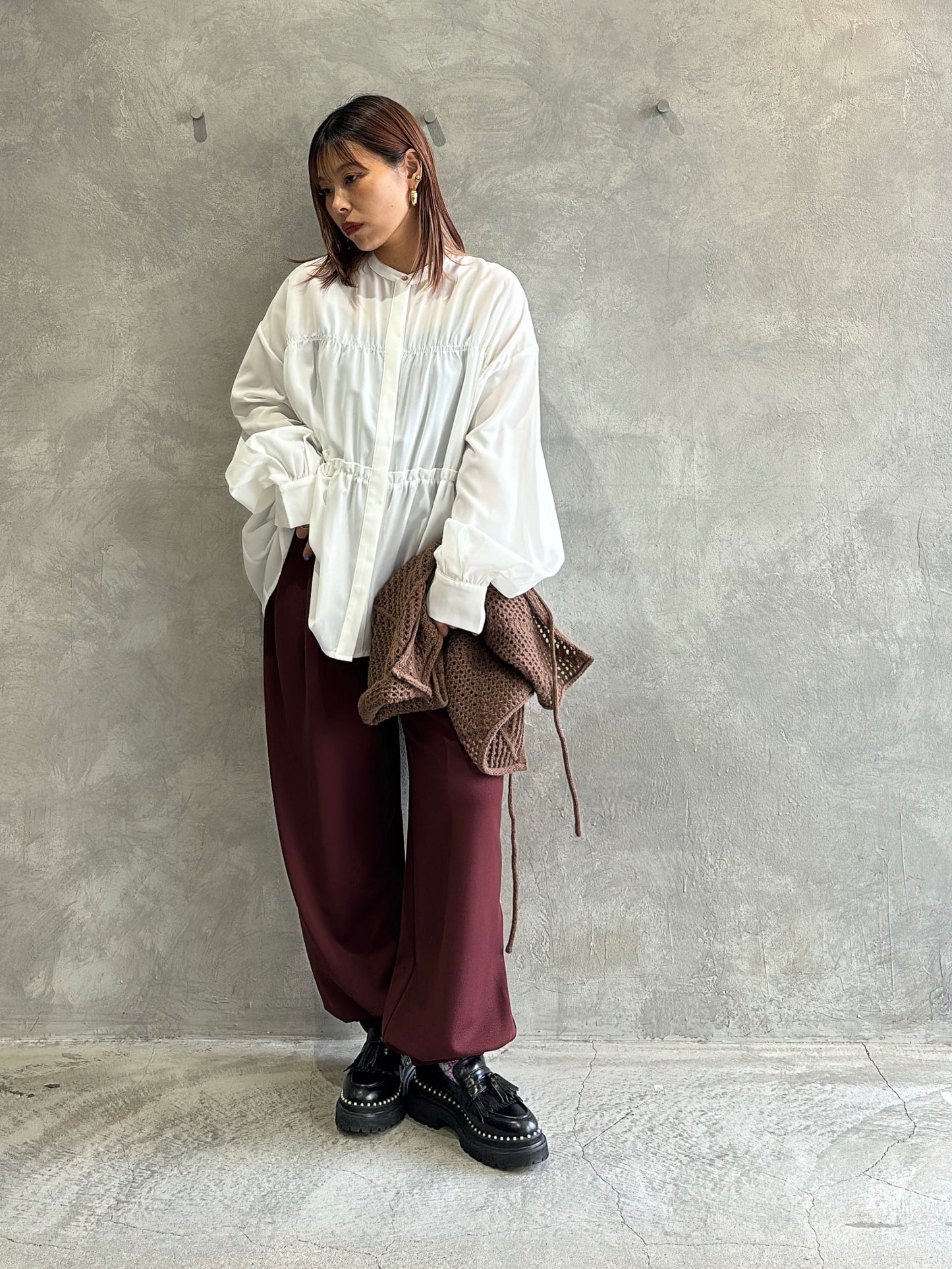 【再入荷】タックポケットジャージジョガーパンツ／CYAN TOKYO