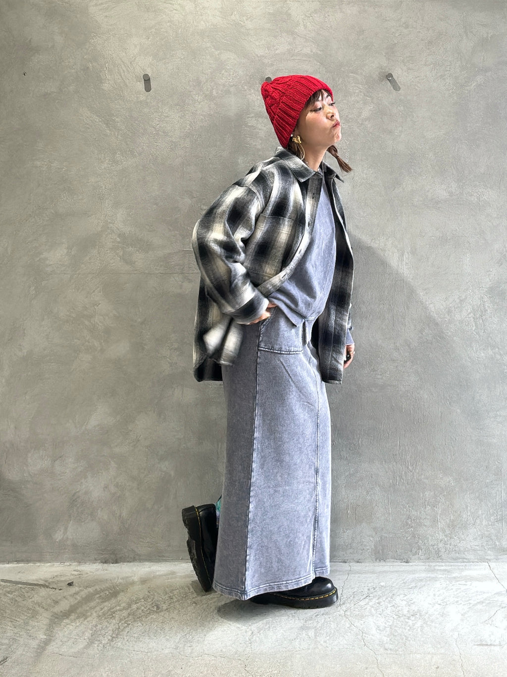 【再入荷】ピグメントスウェットスカート