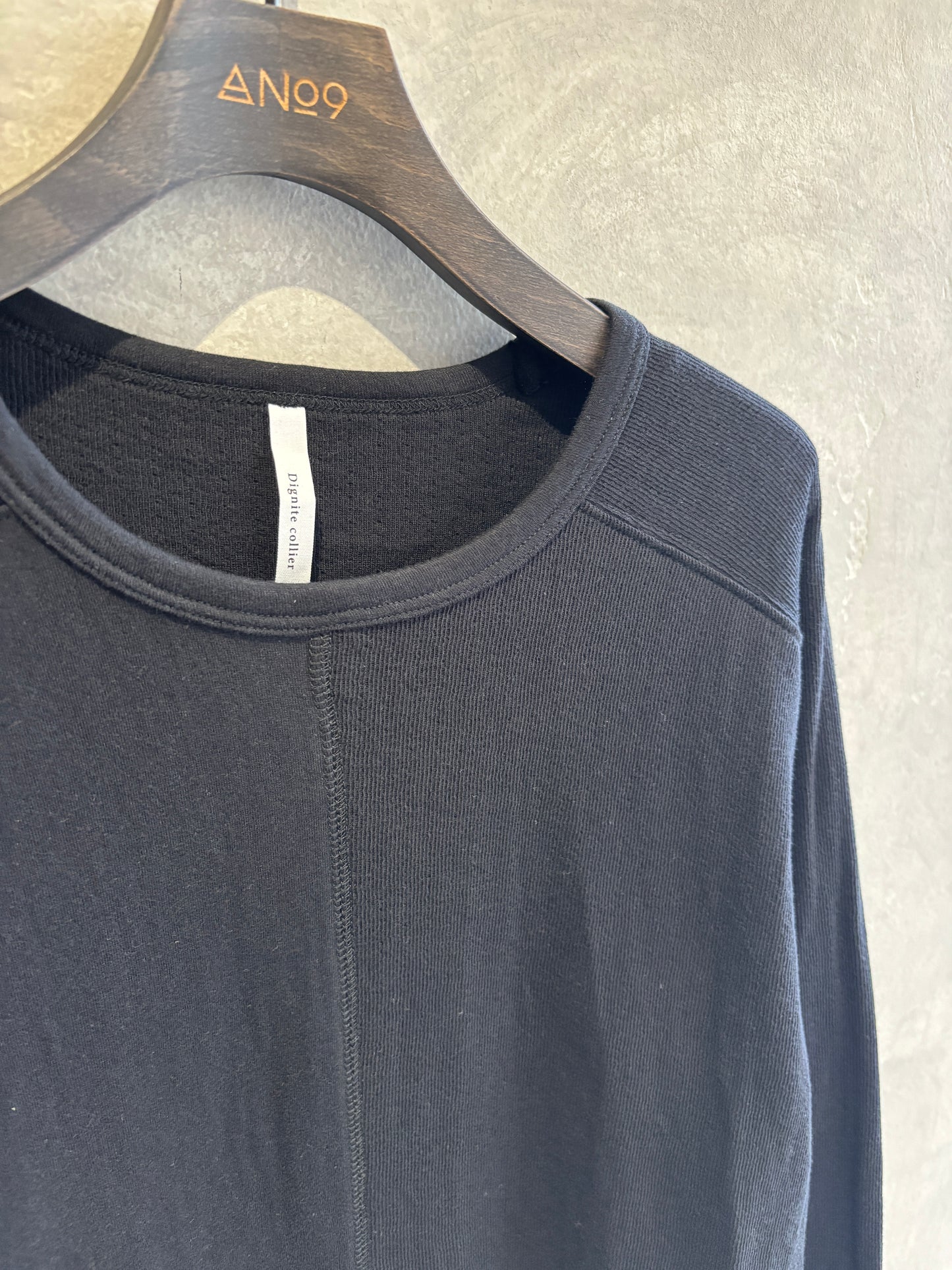 異素材ミックスカットソー／Dignite collier