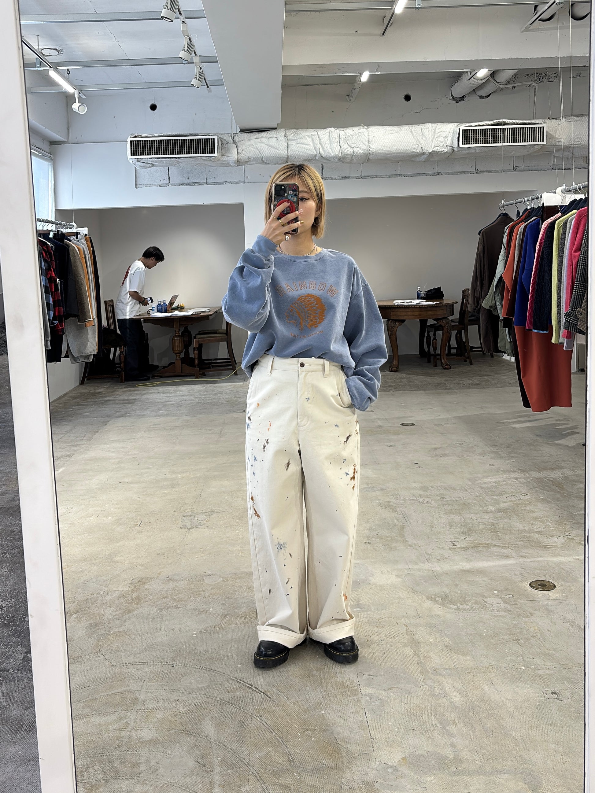 【予約⚡︎販売】ペイントチノパンツ／8653501／LE MÉLANGE／2026 AW #2