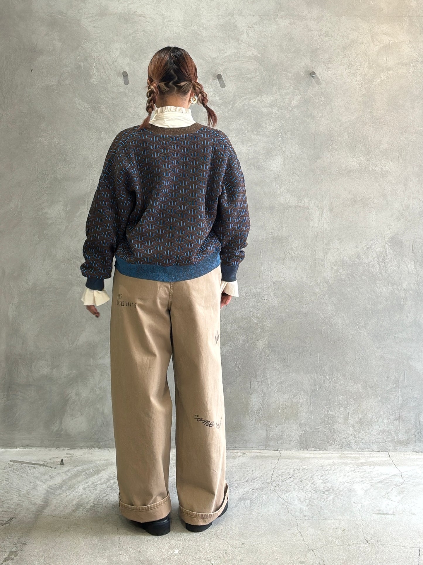 【再入荷】プリントチノパン／LE MÉLANGE