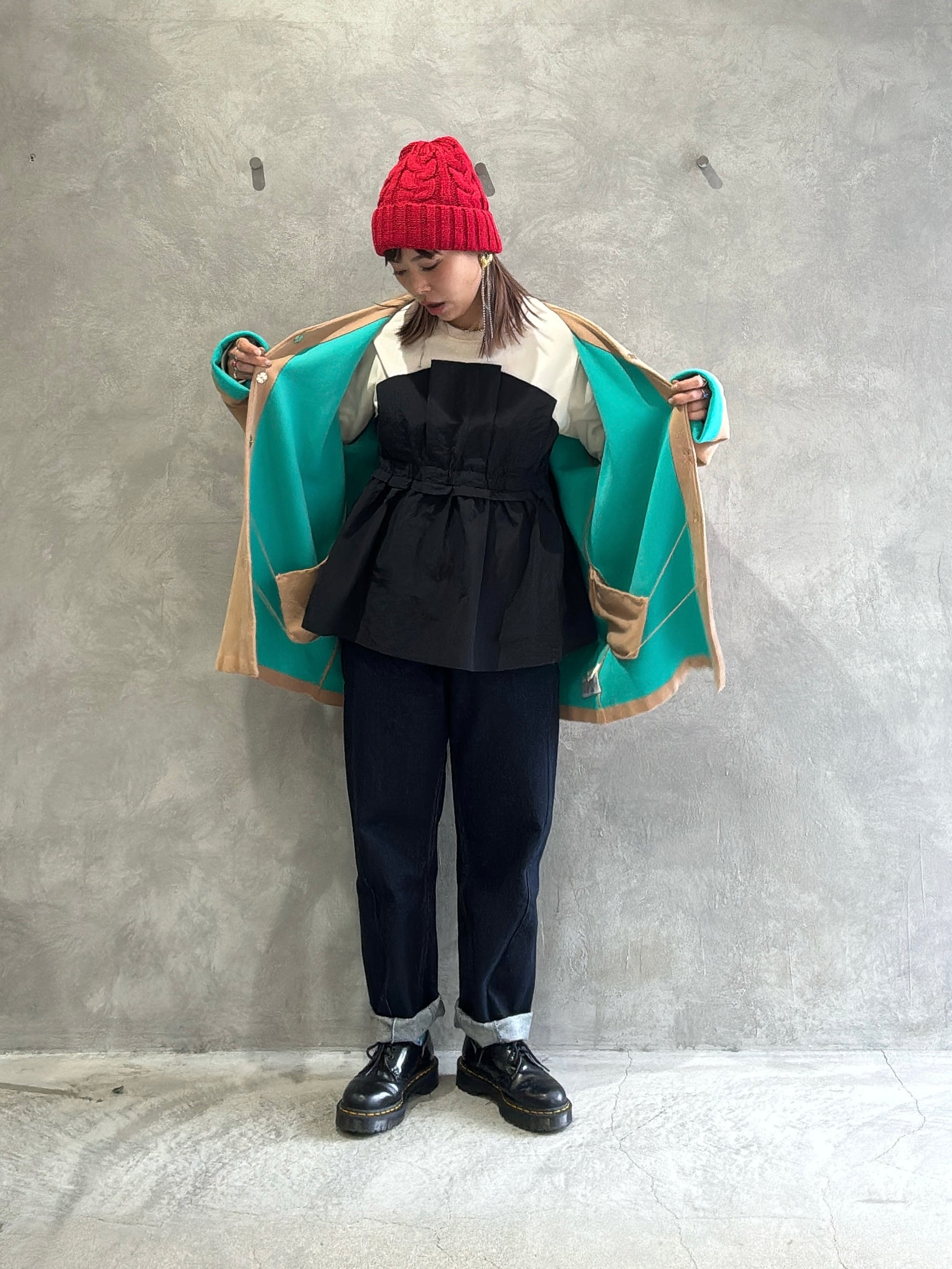 すっきり見えカーブデニムパンツ／No.9-the Nines-