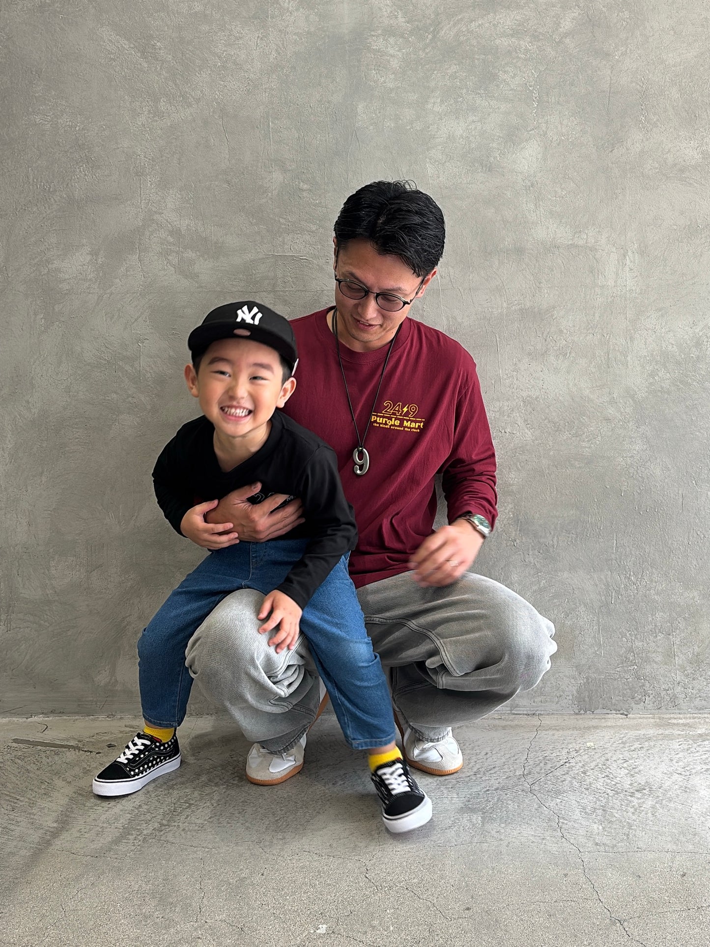 受付終了【予約販売】PURPLE MART⚡︎キッズロンT／the Nines