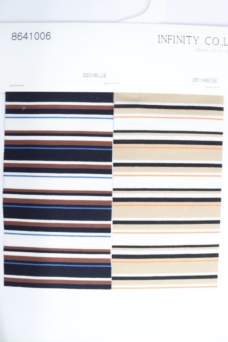 受付終了【予約⚡︎販売】マルチボーダーロンT／#8641006／LE MÉLANGE／2026 AW #1