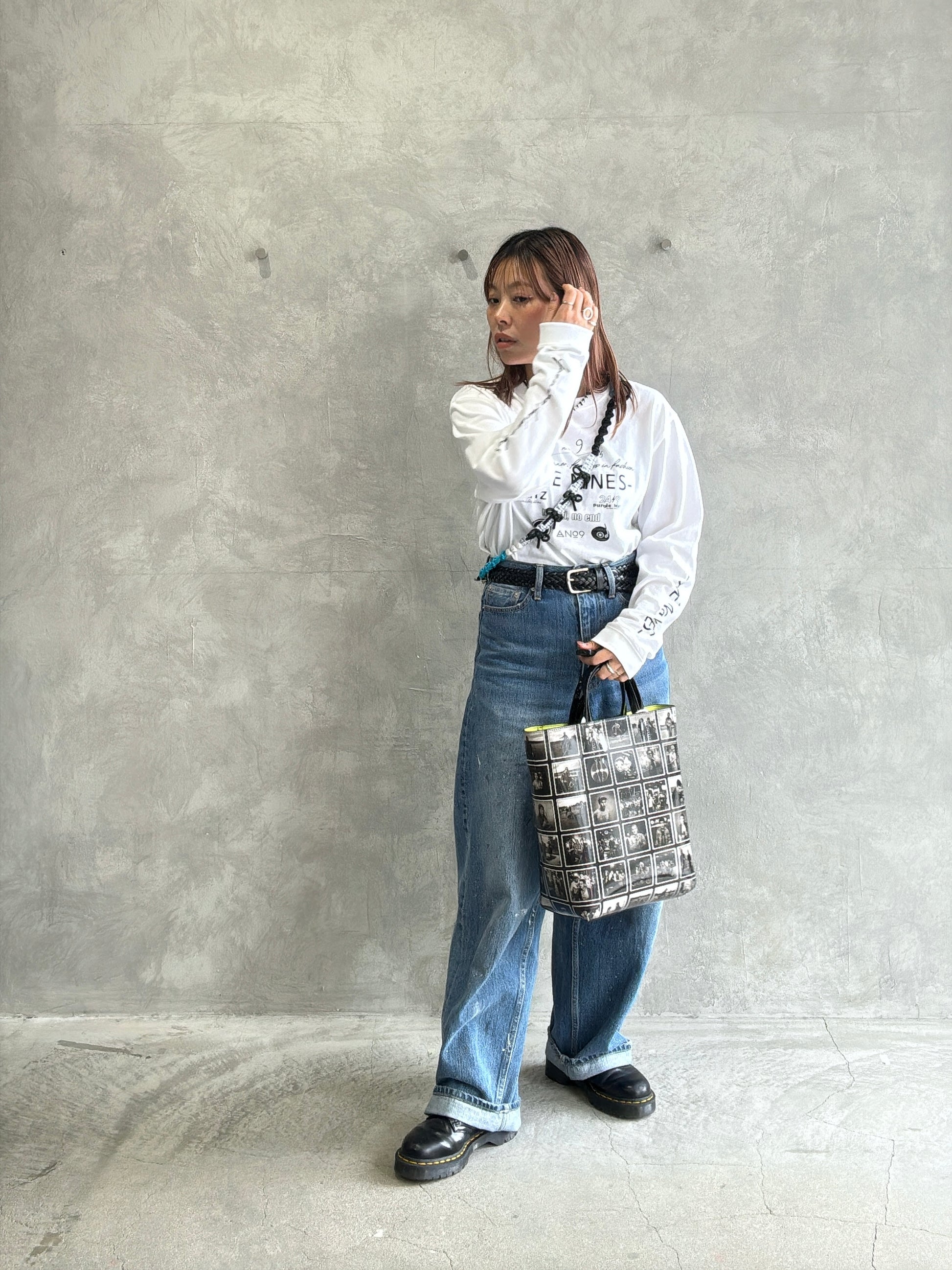 アートプリント２way台形トートバッグ