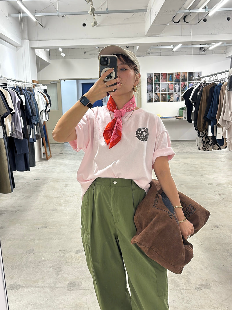 カーゴパンツ（無地・花柄）／8623504・8623505／LE MÉLANGE