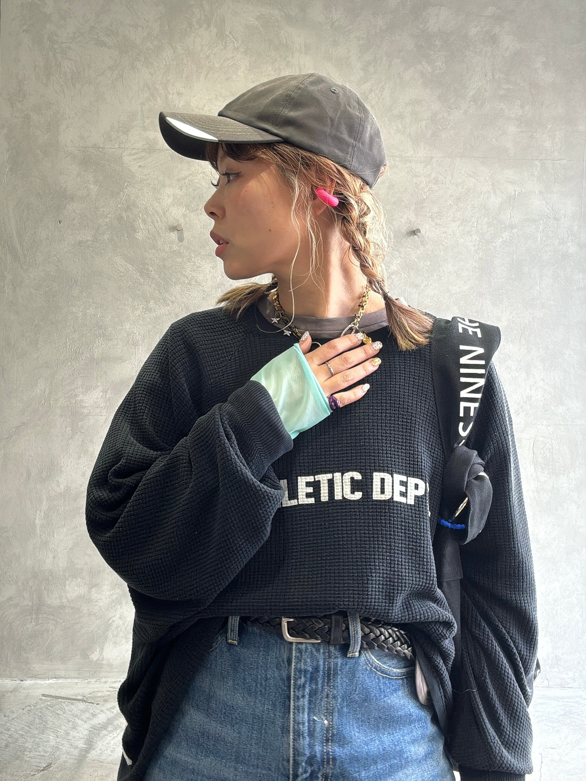 ワッフルドルマンロンT／flamingo firm