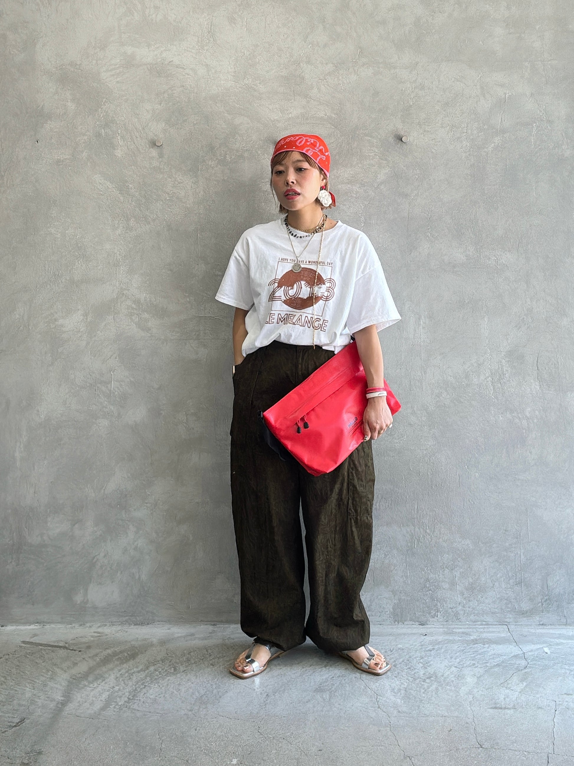 プリントTシャツ／8621008／LE MÉLANGE