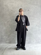 バルーンスリーブノーカラーJK／MG JK-26088-A／MARGAUX VINTAGE／2026 AW＃1