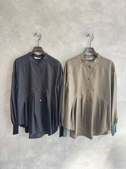 タックフレアーブラウス／trois