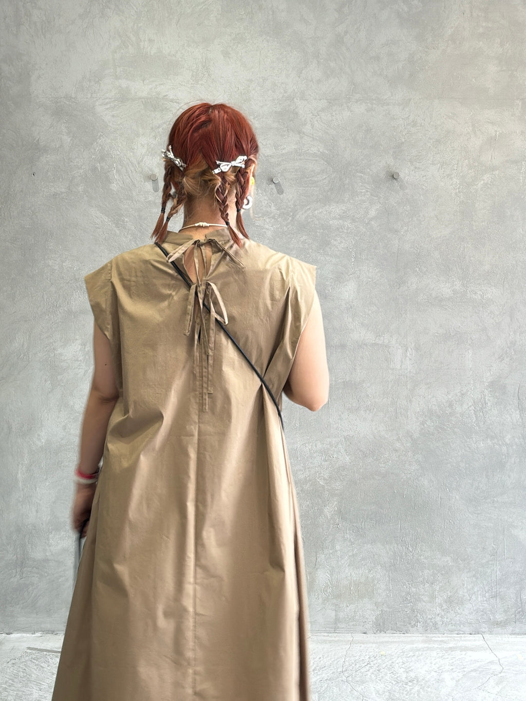 スタンドカラーワンピース／Dignite collier／MNMS