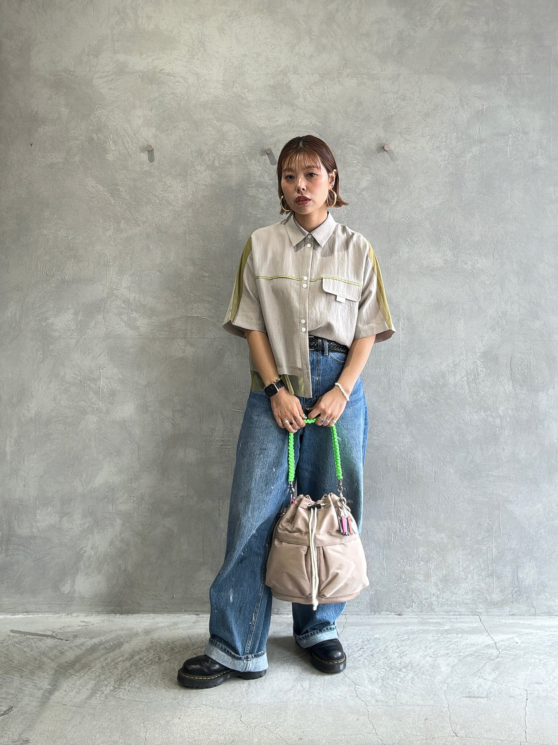メッシュドッキングブラウス／MARECHAL TERRE
