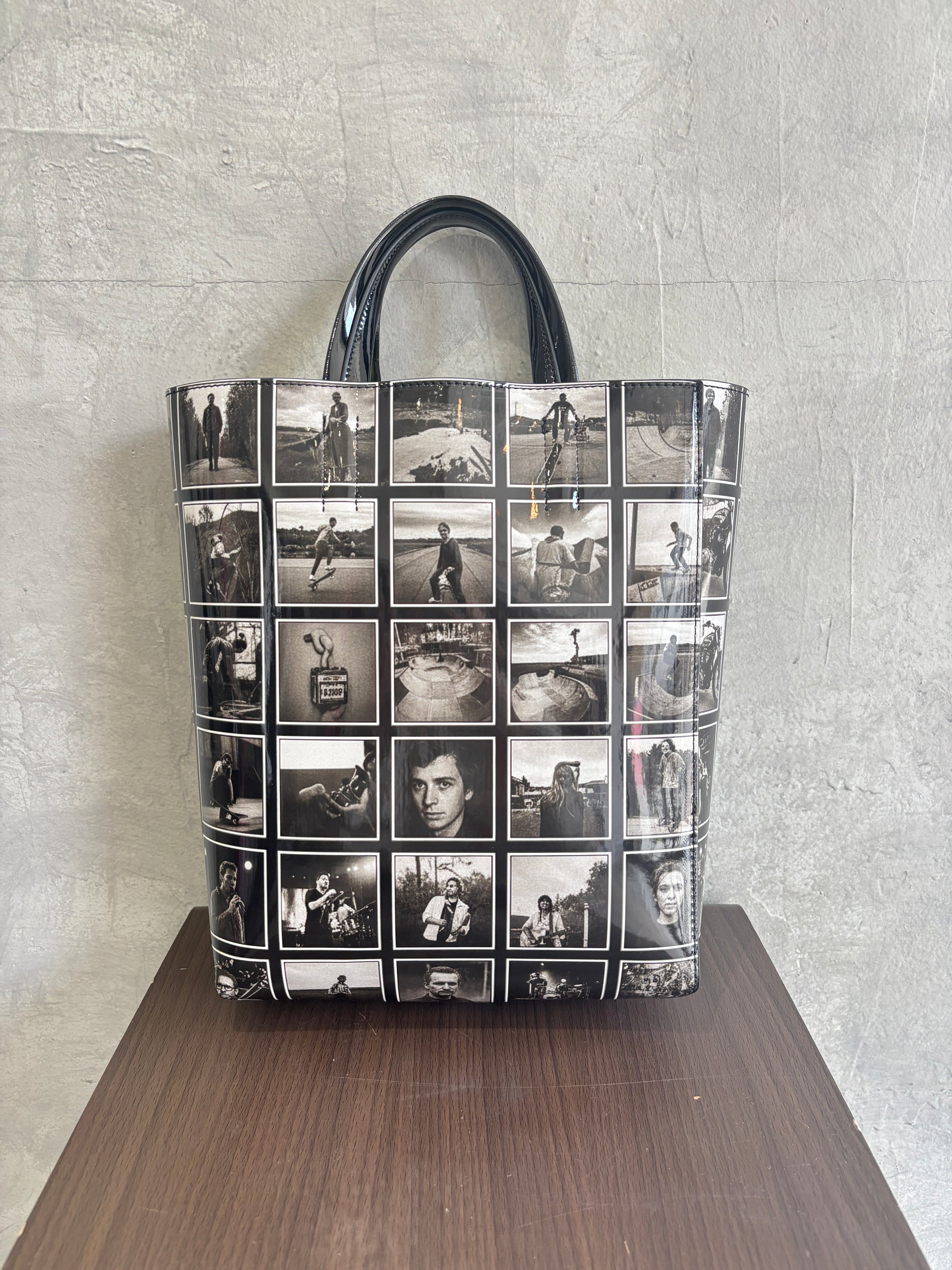 アートプリント２way台形トートバッグ