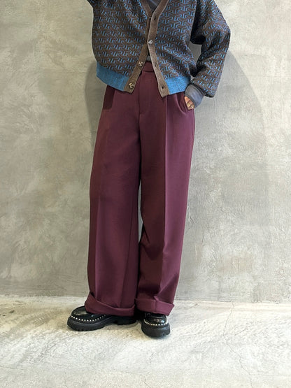 ディープタックパンツ／LE MÉLANGE