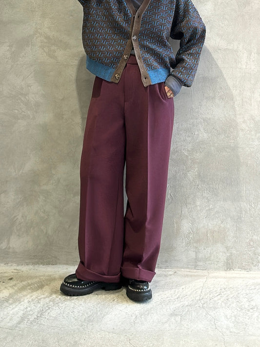 ディープタックパンツ／LE MÉLANGE